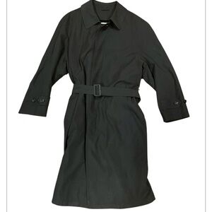 Men’s Rossi black trench coat size 40 Umberto Rossi jacket